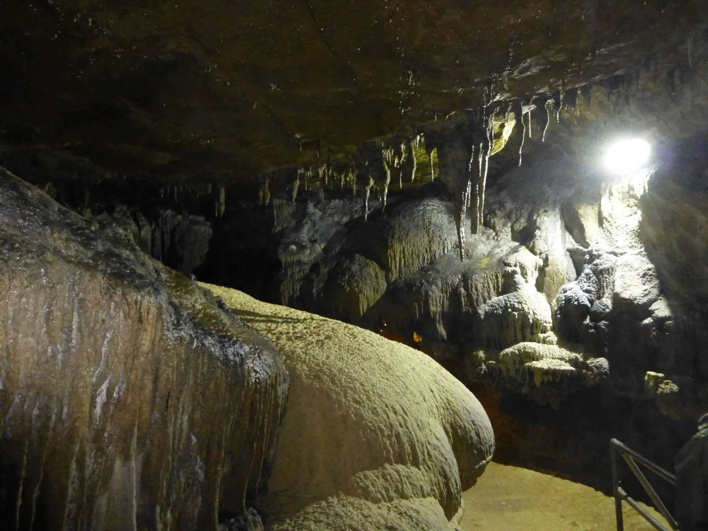 Photo of Ingleborough Cave, a cave near Clapham in the Yorkshire Dales, North Yorkshire, northern England.
