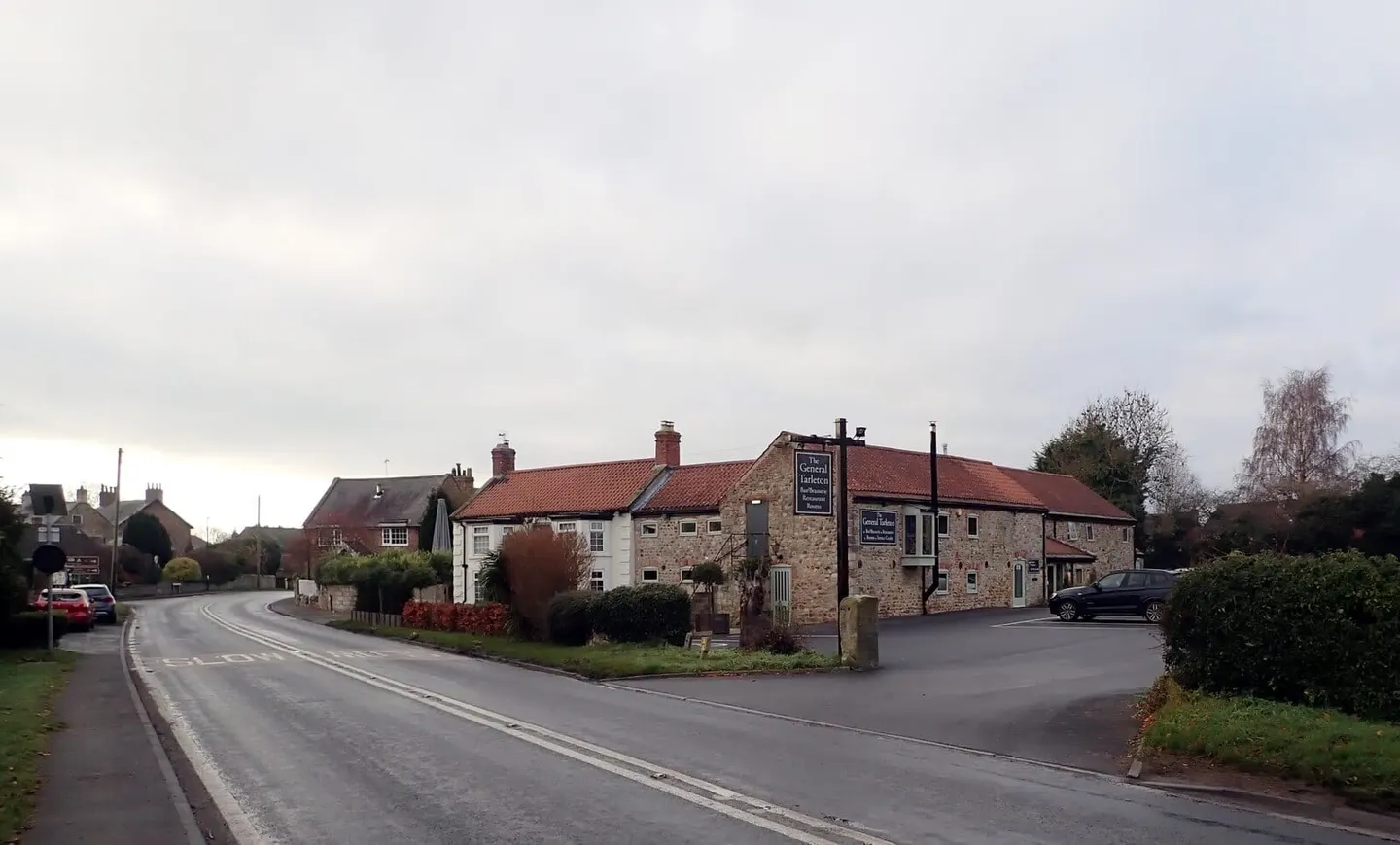 Photo of The General Tarleton, a gastropub near Ferrensby, North Yorkshire, northern England.
