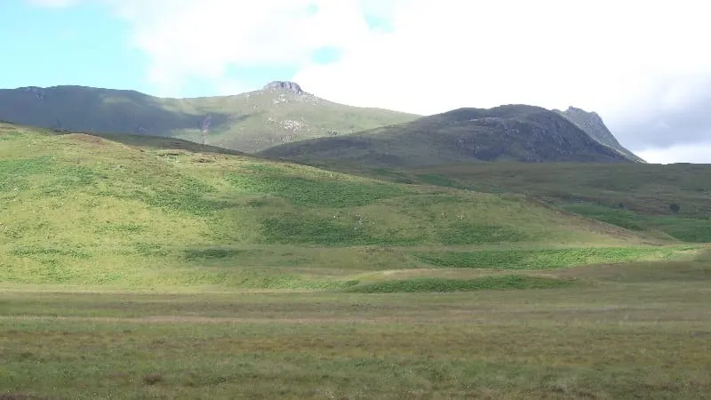 Photo: Ben Loyal, a 764m mountain near Tongue in the Kyle of Tongue, Highland, the Scottish Highlands and Islands.