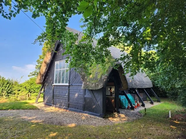 Photo of Sandy Lane, a village in Wiltshire, south west England.