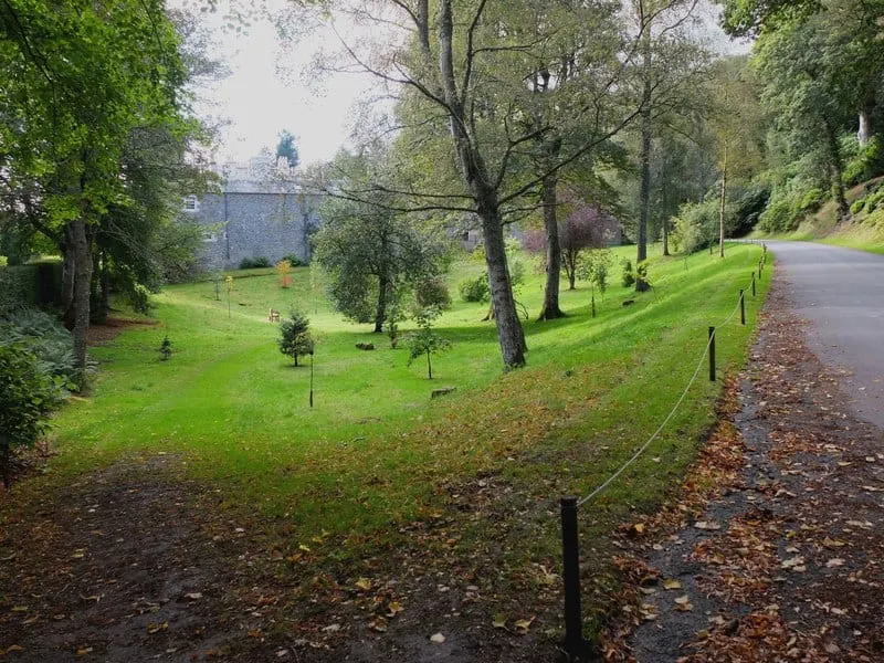 Photo of Bowhill Gardens, a garden near Selkirk, the Scottish Borders, southern Scotland.