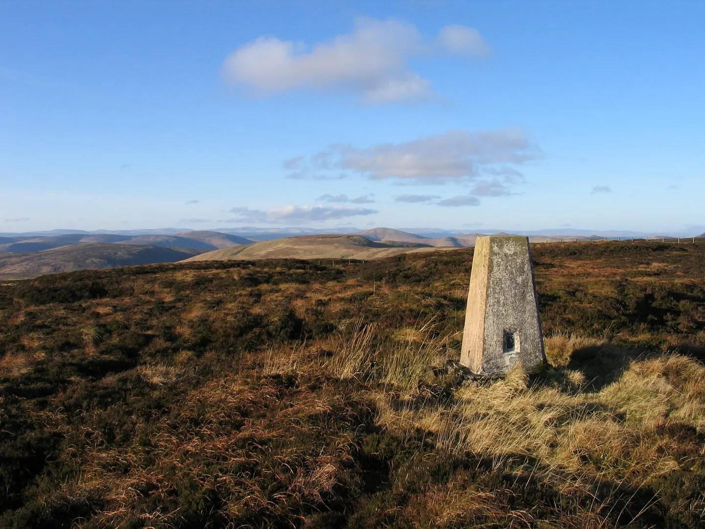Photo: Roan Fell, a 568m hill near Newcastleton, the Scottish Borders, southern Scotland.