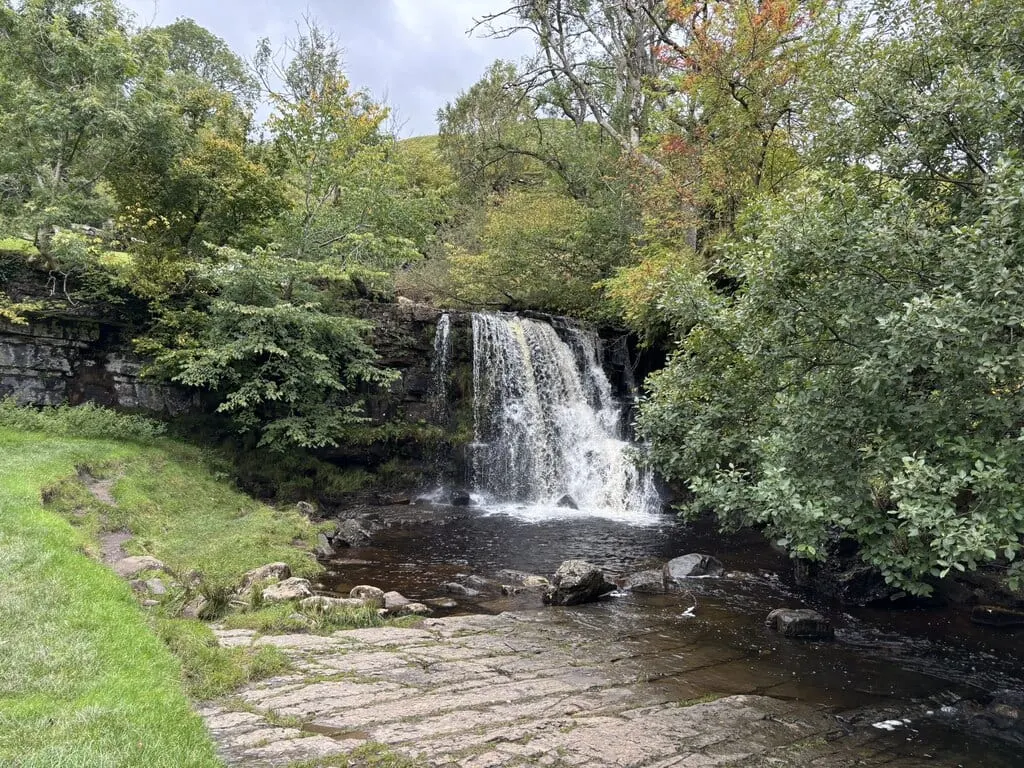 Photo of East Gill Force, a waterfall near Keld in the Yorkshire Dales, North Yorkshire, northern England.