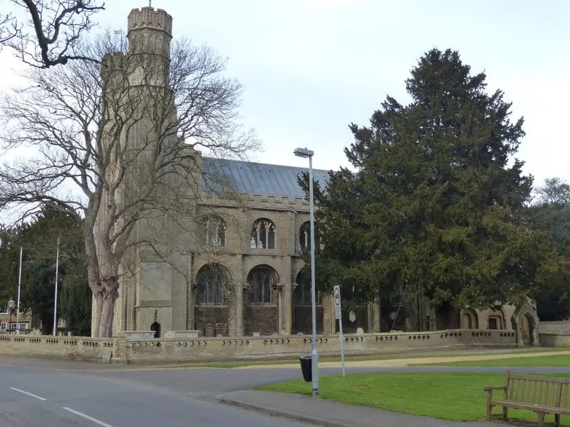Photo of Thorney Abbey Church, a church in Cambridgeshire, eastern England.