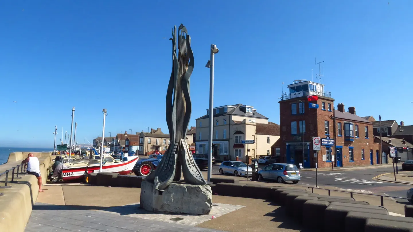 Photo of Redcar Lifeboat Station, a swimming spot near Saltburn-by-the-Sea, North Yorkshire, northern England.