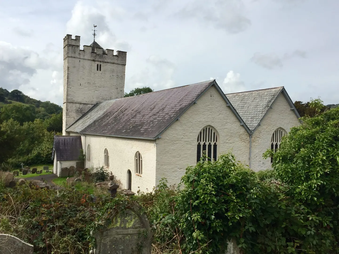 Photo of Defynnog, a village in Bannau Brycheiniog, the Powys, mid Wales.