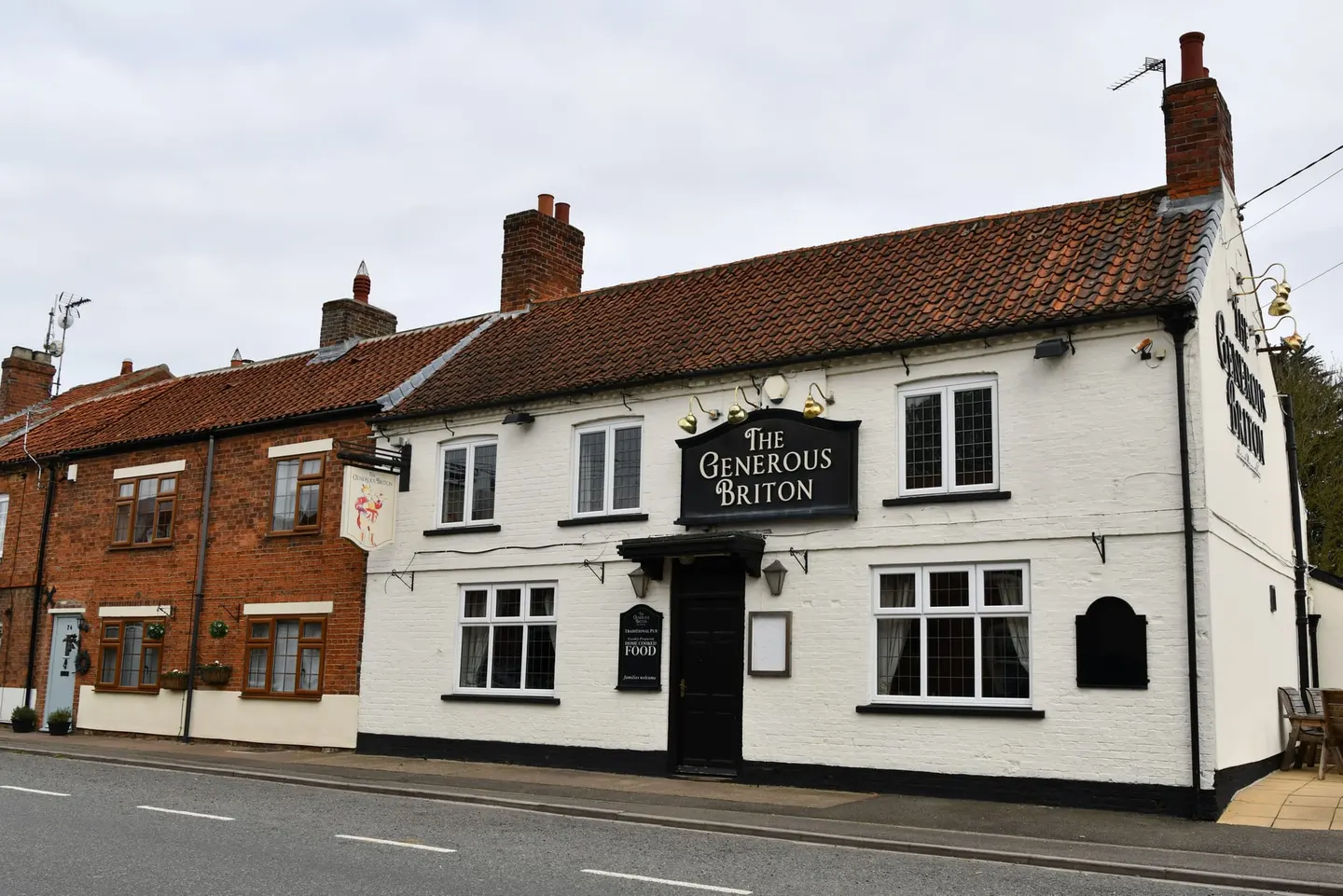 Photo of Brant Broughton, a village in Lincolnshire, central England.