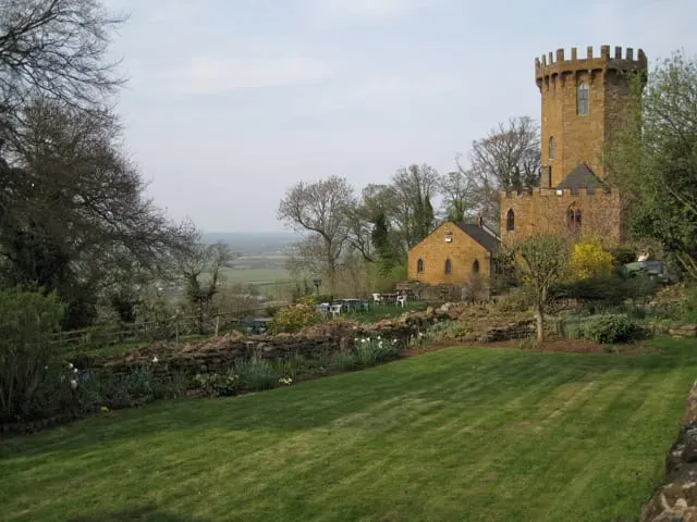 Photo of Radway Grange, a Grade II* registered house & garden near Tysoe in the Cotswolds, Warwickshire, central England.
