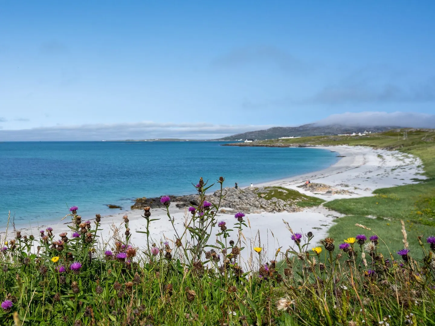 Photo of Prince's Beach (Coilleag a' Phrionnsa), a beach near Eriskay, Na h-Eileanan Siar, the Scottish Highlands and Islands.