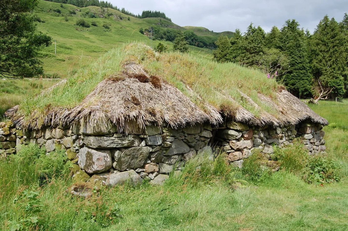 Photo of Auchindrain Township, a visitor attraction near Strachur, Argyll and Bute, the Scottish Highlands and Islands.