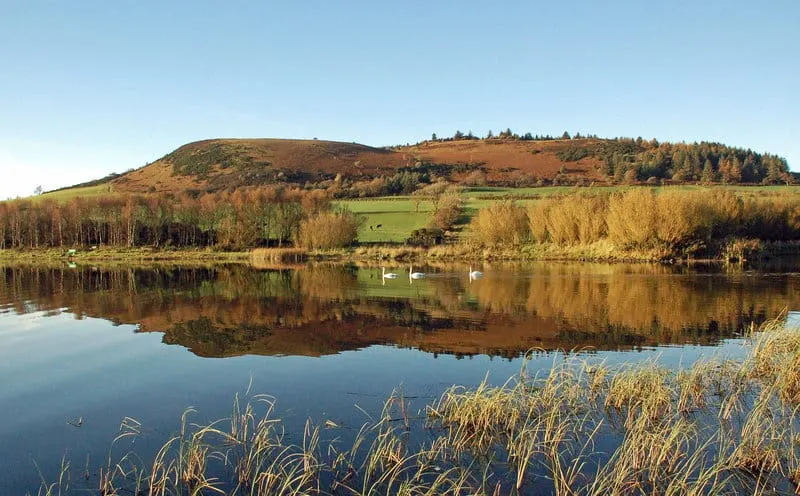 Photo of Mochrum Loch, a loch in Dumfries and Galloway, southern Scotland.