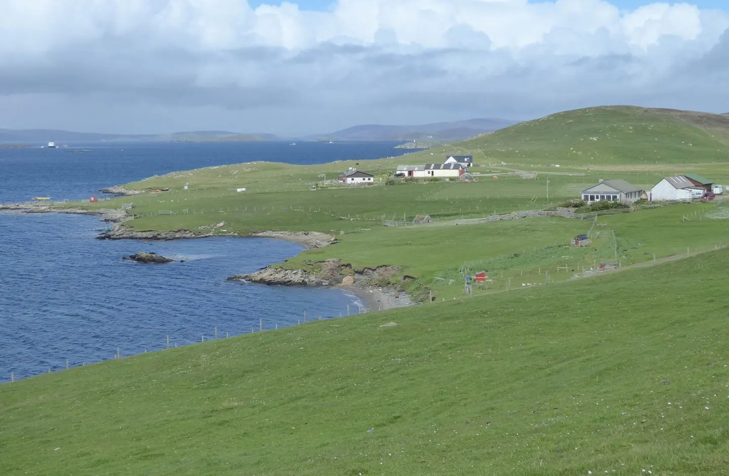 Photo of Trondra, an island in the Shetland Islands, the Scottish Highlands and Islands.