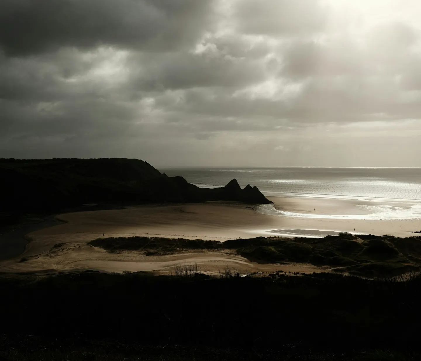 Photo of Gower, a National Landscape in Swansea, south west Wales.