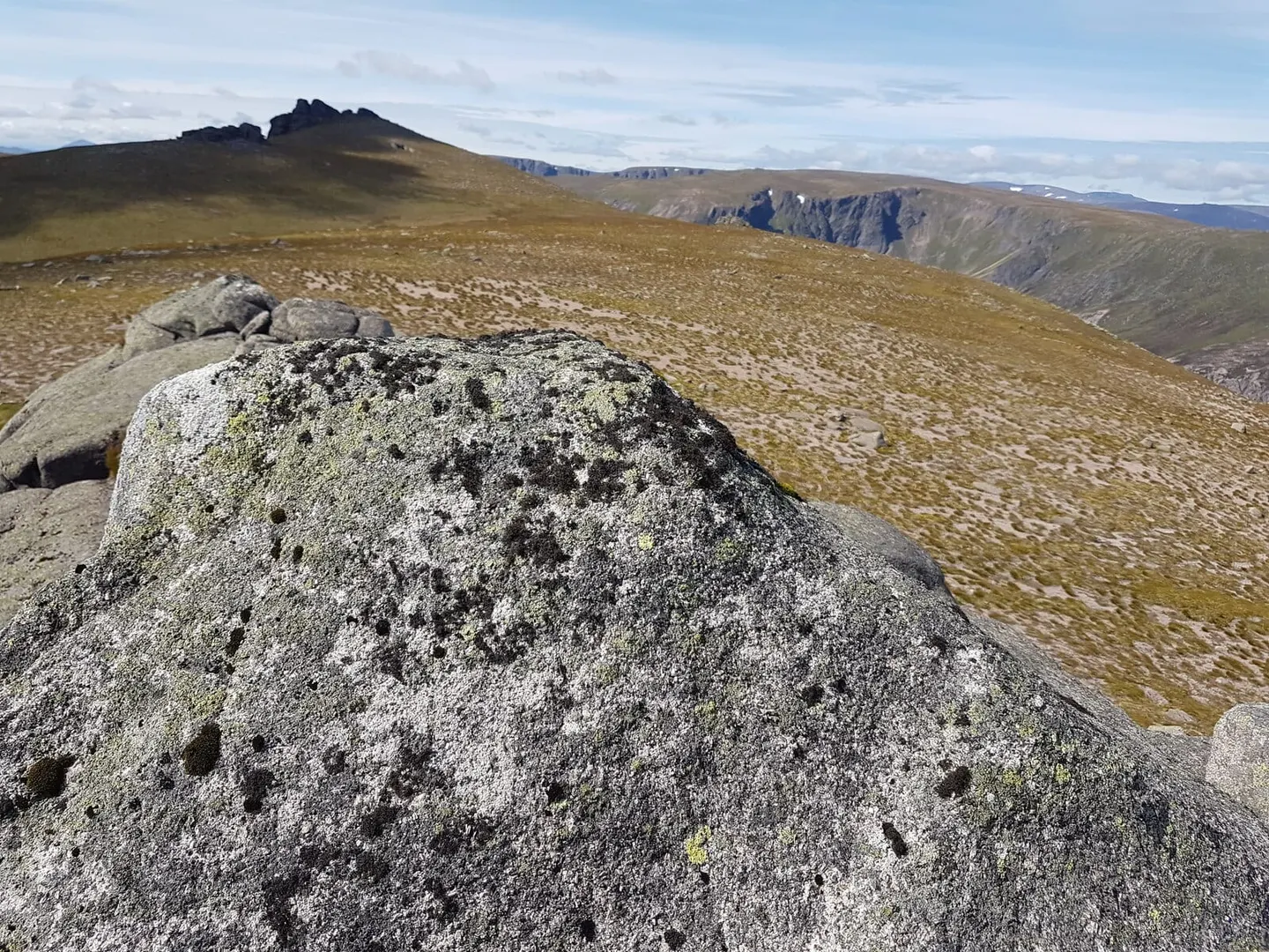 Photo: Ben Avon, a 1,172m Munro near Braemar in the Cairngorms, Aberdeenshire, north east Scotland.