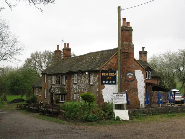 Photo of The Dew Drop Inn, a gastropub near Hurley, Berkshire, south east England.