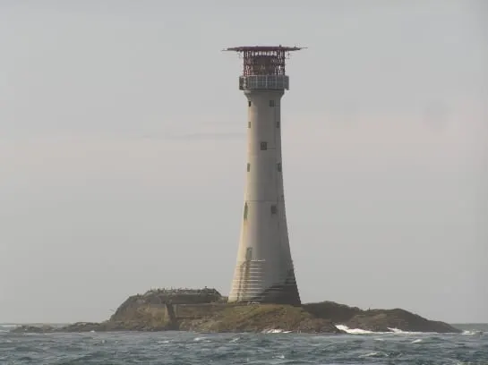 Photo of Smalls Lighthouse, a lighthouse in Pembrokeshire, south west Wales.