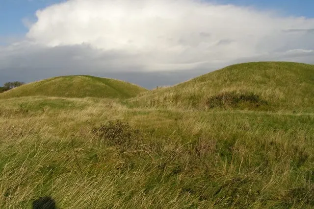Photo: Nine Barrow Down, a 200m hill near Swanage, Dorset, south west England.
