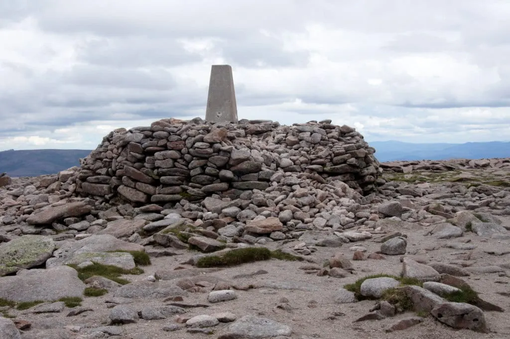 Photo: Ben Macdui, a 1,309m Munro in the Cairngorms, Moray, the Scottish Highlands and Islands.