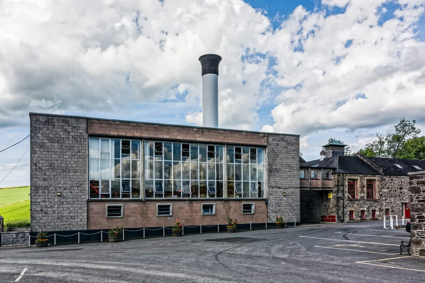 Photo of GlenDronach Distillery, a distillery near Forgue, Aberdeenshire, north east Scotland.
