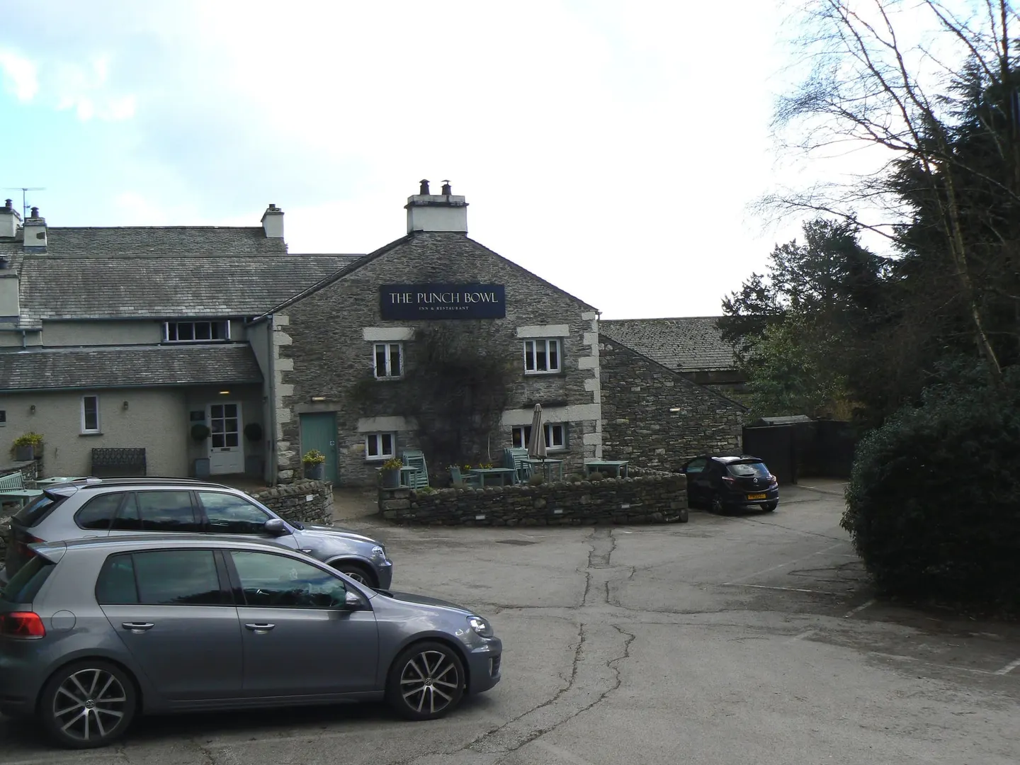 Photo of The Punch Bowl Inn, a pub near Crosthwaite in the Lake District, Cumbria, north west England.