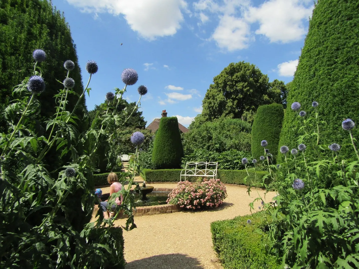Photo of Mottisfont, a house & garden near Houghton, Hampshire, south east England.