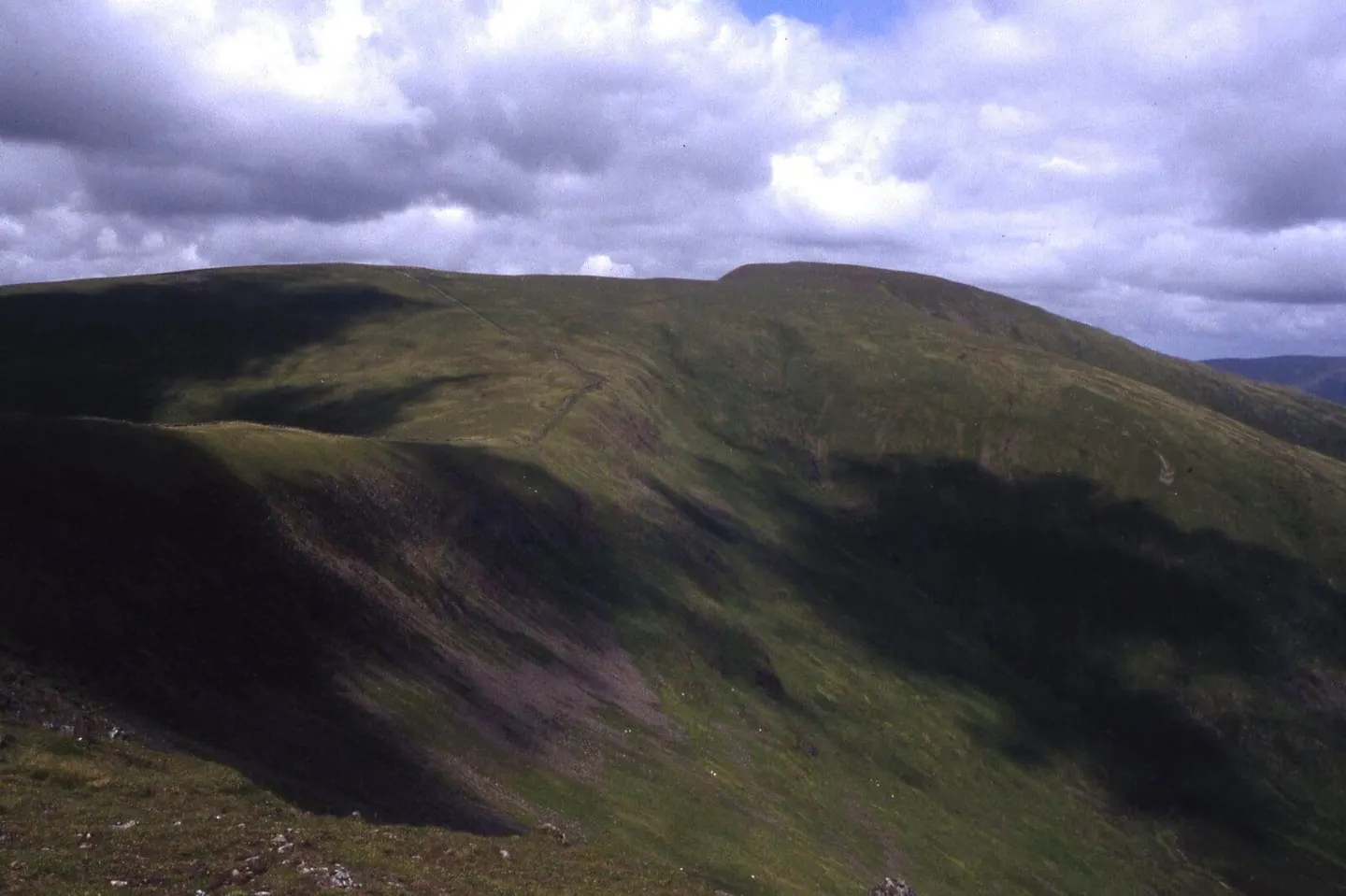 Photo: Merrick, an 843m mountain in Dumfries and Galloway, southern Scotland.