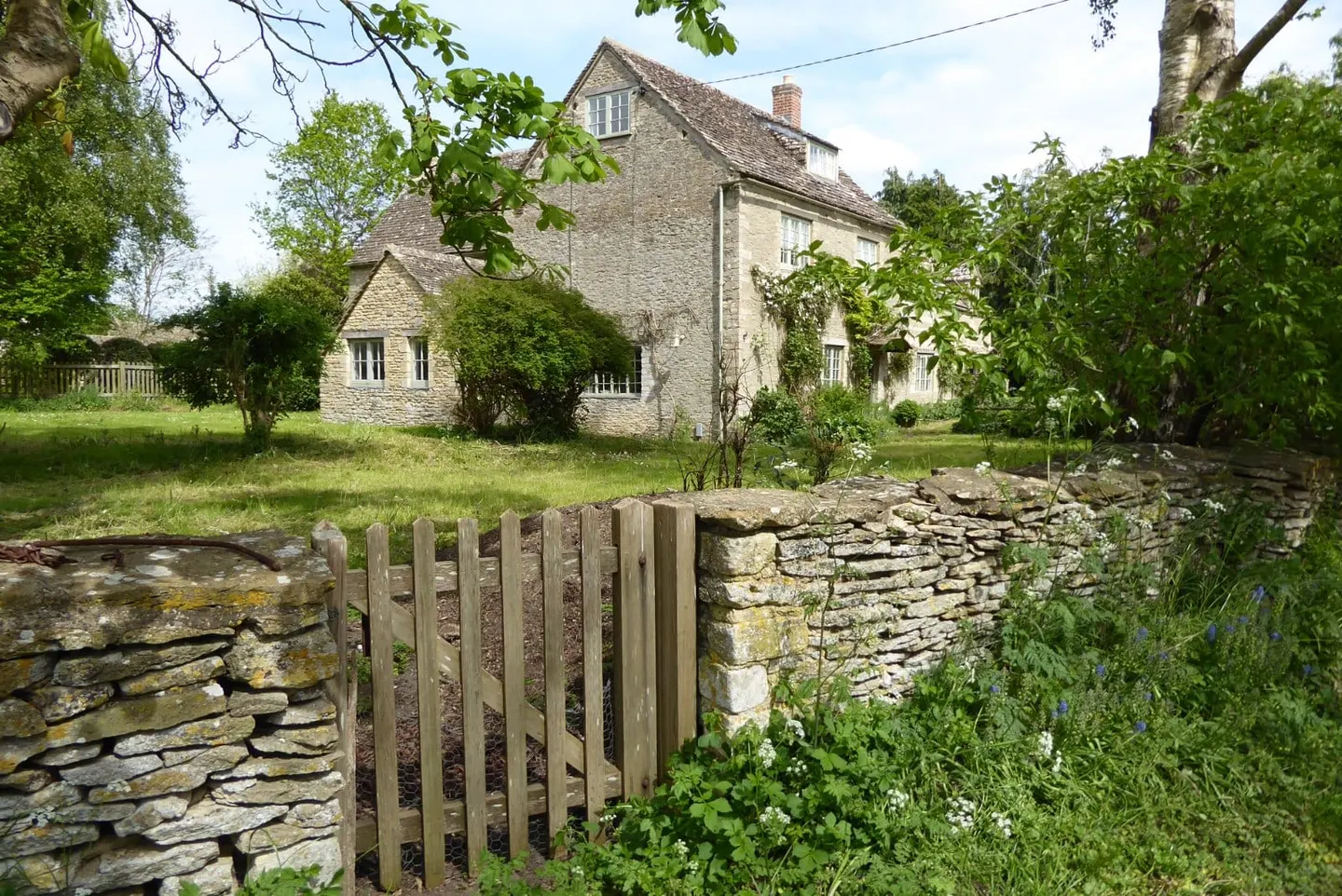 Photo of Kelmscott, a village in Oxfordshire, south east England.