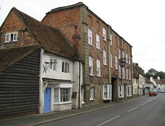 Photo of The George and Dragon, a pub near West Wycombe in the Chilterns, Buckinghamshire, south east England.
