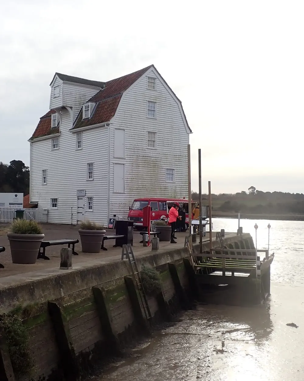 Photo of Woodbridge Tide Mill, a watermill in Suffolk, eastern England.
