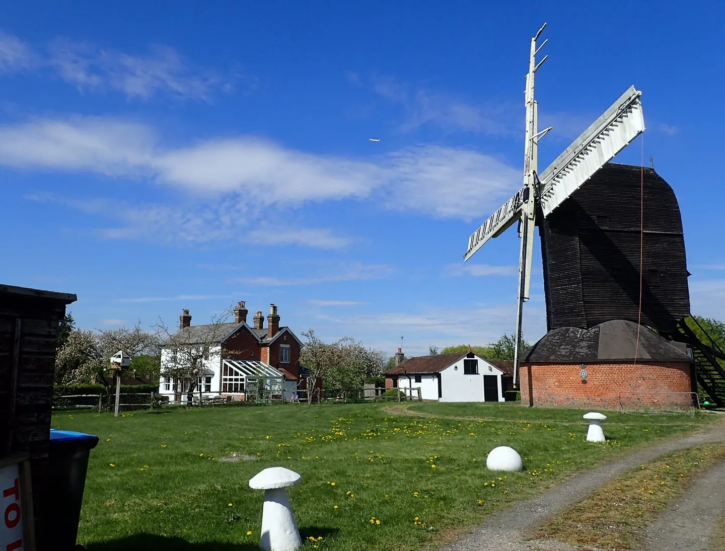 Photo of Outwood Windmill, a windmill in Surrey, south east England.