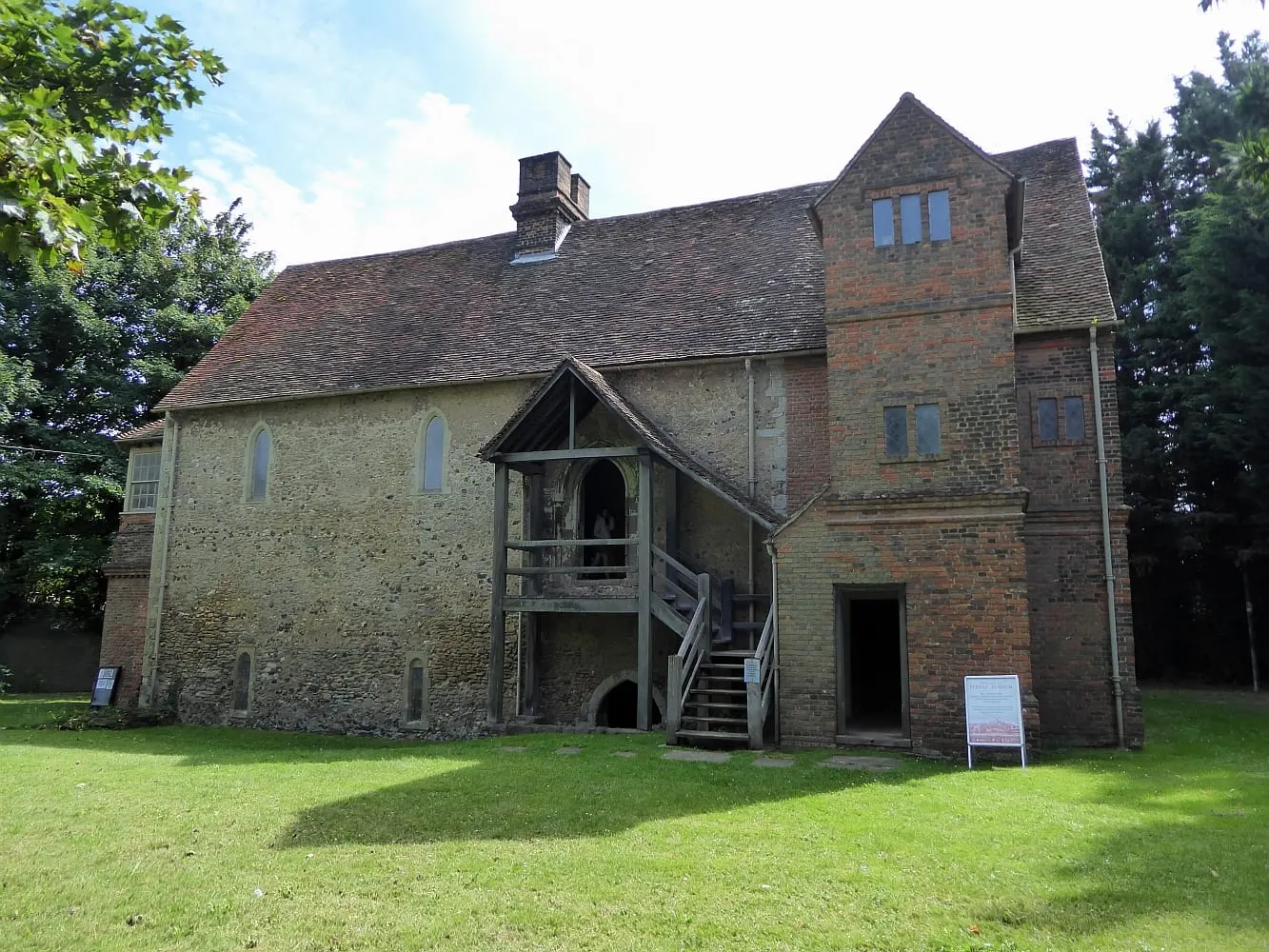 Photo of Temple Manor, Strood, a house in Kent, south east England.