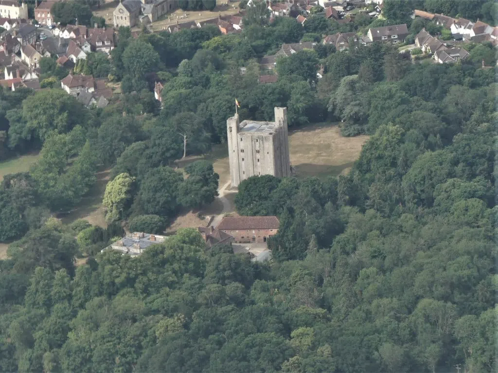Photo of Castle Hedingham, a village in Essex, eastern England.