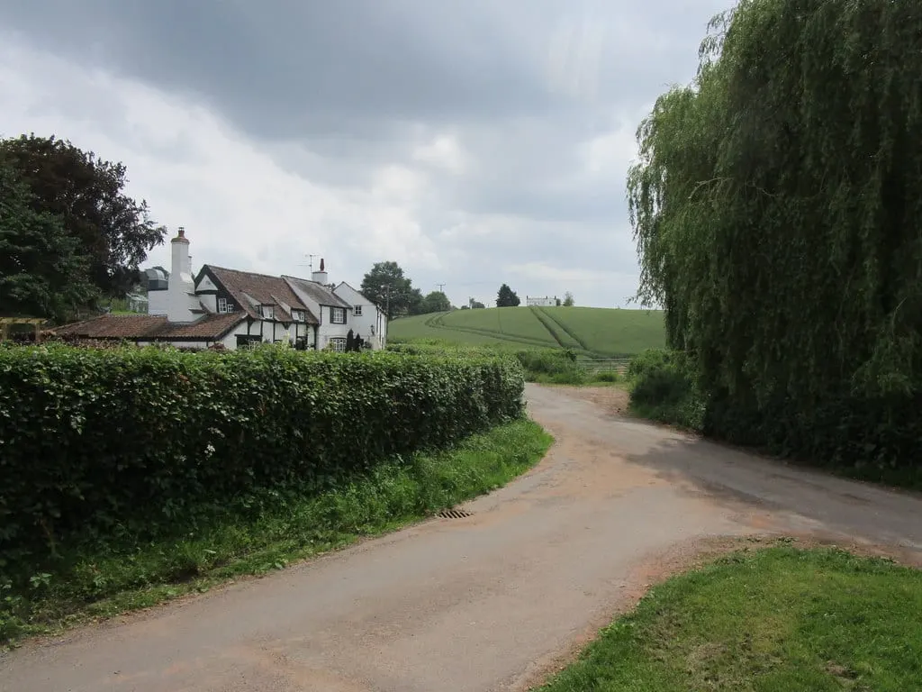 Photo of The Lough Pool Inn, a pub near Sellack in the Wye Valley, Herefordshire, central England.