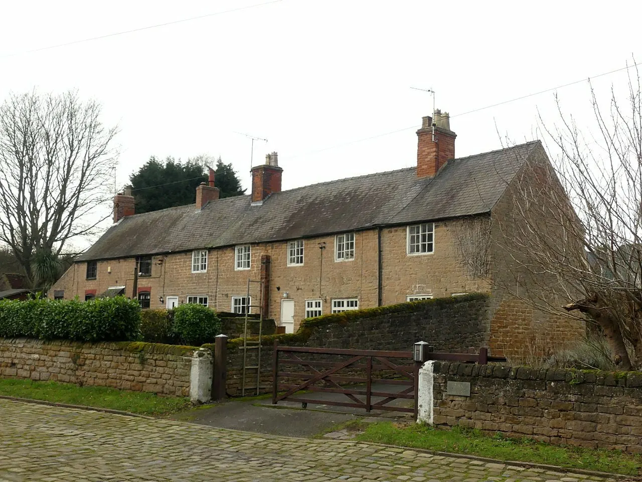 Photo of Linby, a village in Nottinghamshire, central England.