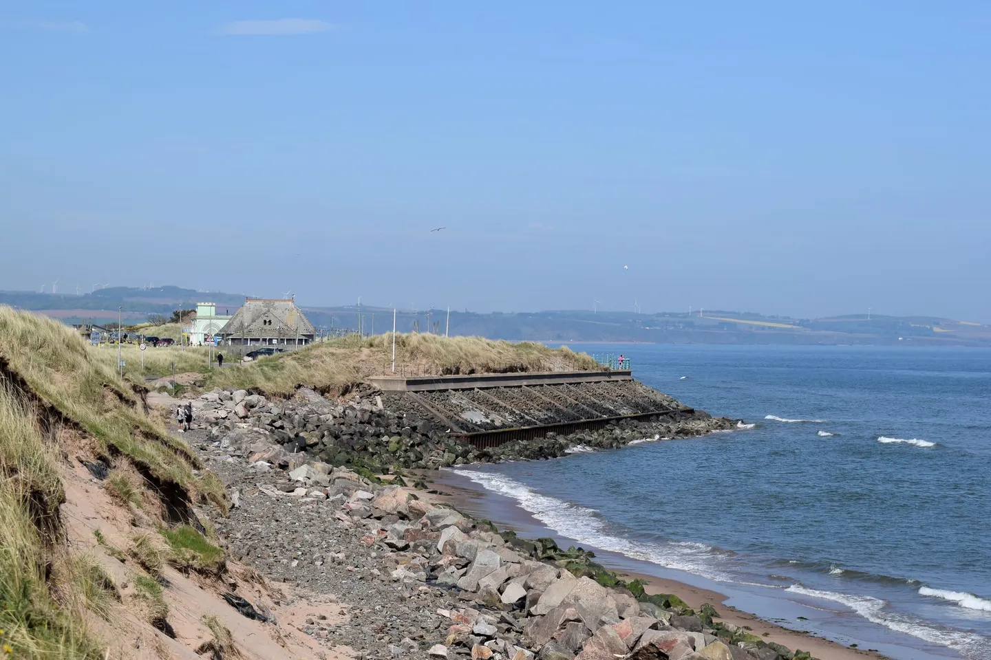 Photo of Montrose Beach, a beach in the Angus, north east Scotland.