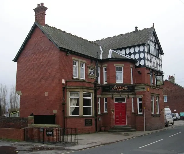 Photo of The Cricketers Arms, a pub near Horbury, West Yorkshire, northern England.