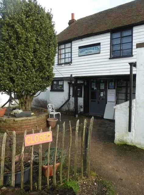 Photo of Shipwright's Arms, a pub near Faversham, Kent, south east England.