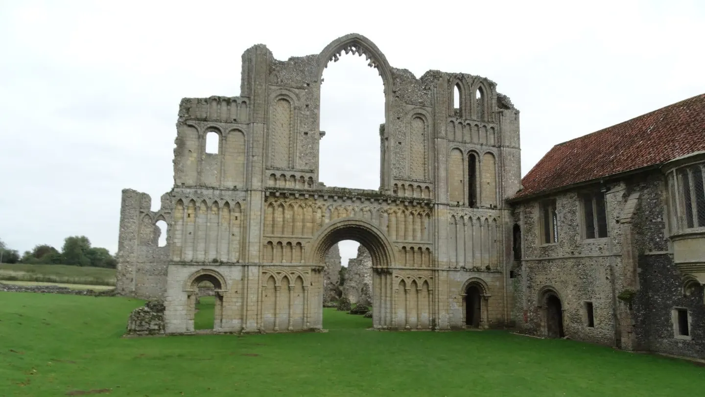 Photo of Castle Acre, a village in Norfolk, eastern England.