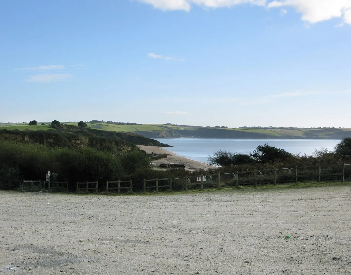 Photo of Shorthorn Beach, a swimming spot near Charlestown, Cornwall, south west England.