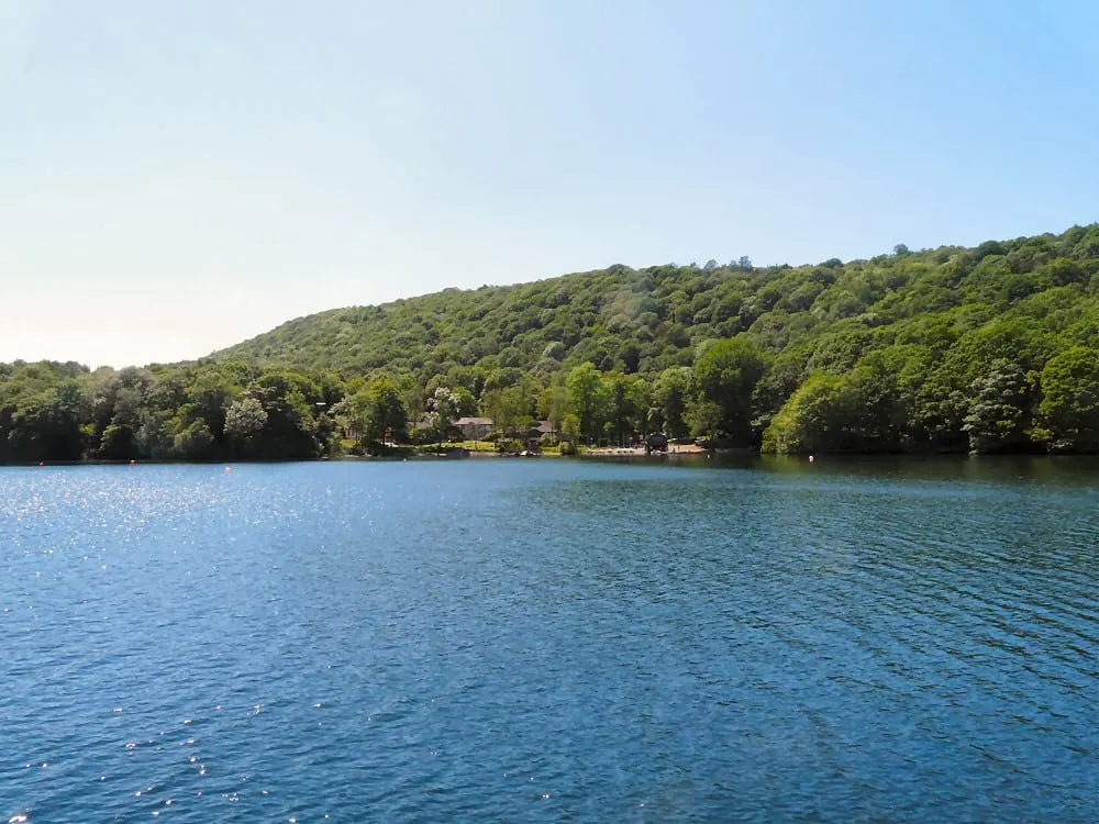 Photo of Windermere, Lakeside YMCA, a swimming spot near Newby Bridge in the Lake District, Cumbria, north west England.