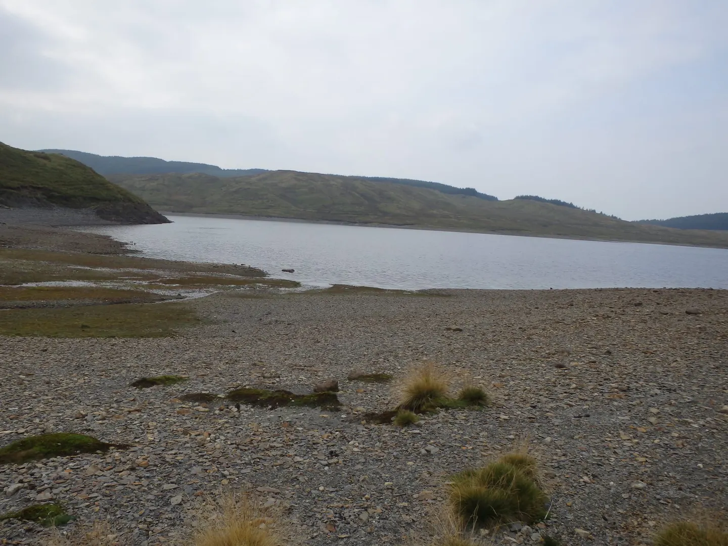 Photo of Nant-y-moch Reservoir, a reservoir near Talybont, Ceredigion, mid Wales.