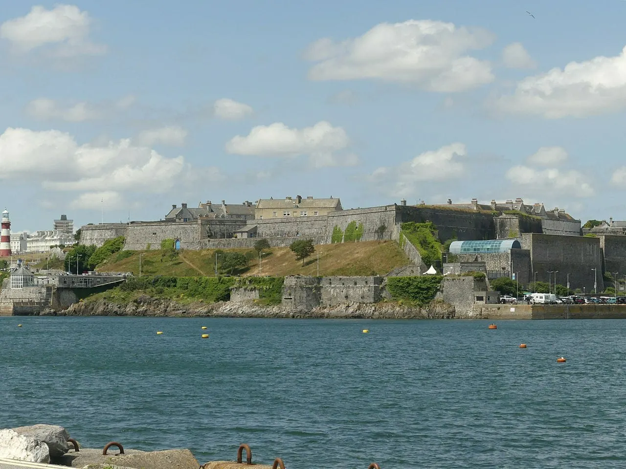 Photo of Royal Citadel, Plymouth, an artillery fort in Devon, south west England.