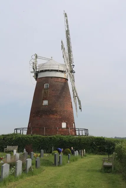 Photo of John Webb's Windmill, a windmill near Thaxted, Essex, eastern England.