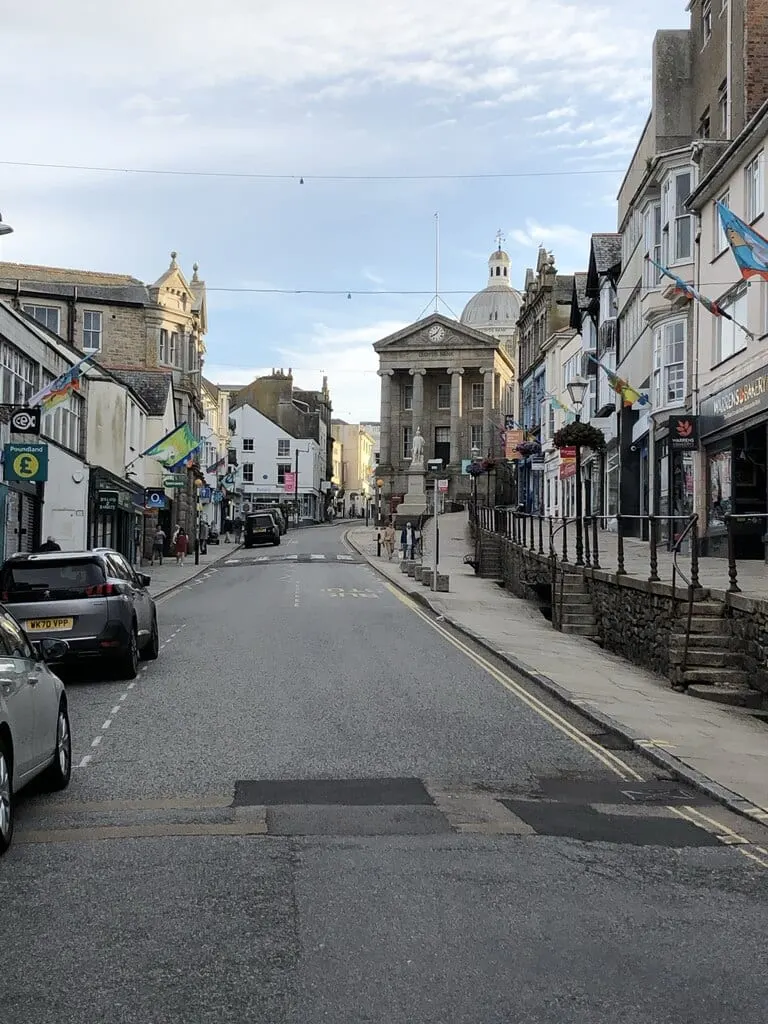 Photo of Penzance, a village in Cornwall, south west England.