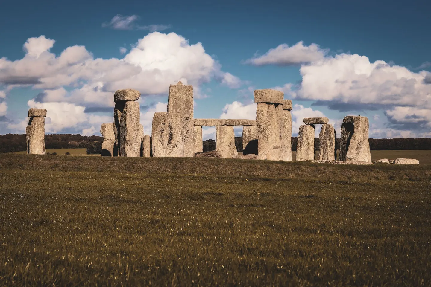 Photo of Stonehenge, a stone circle near Stratford-sub-Castle, Wiltshire, south west England.