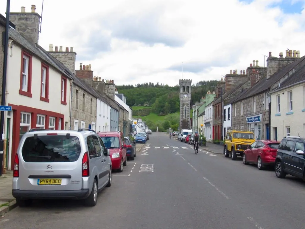 Photo of Gatehouse of Fleet, a village in the Fleet Valley, Dumfries and Galloway, southern Scotland.