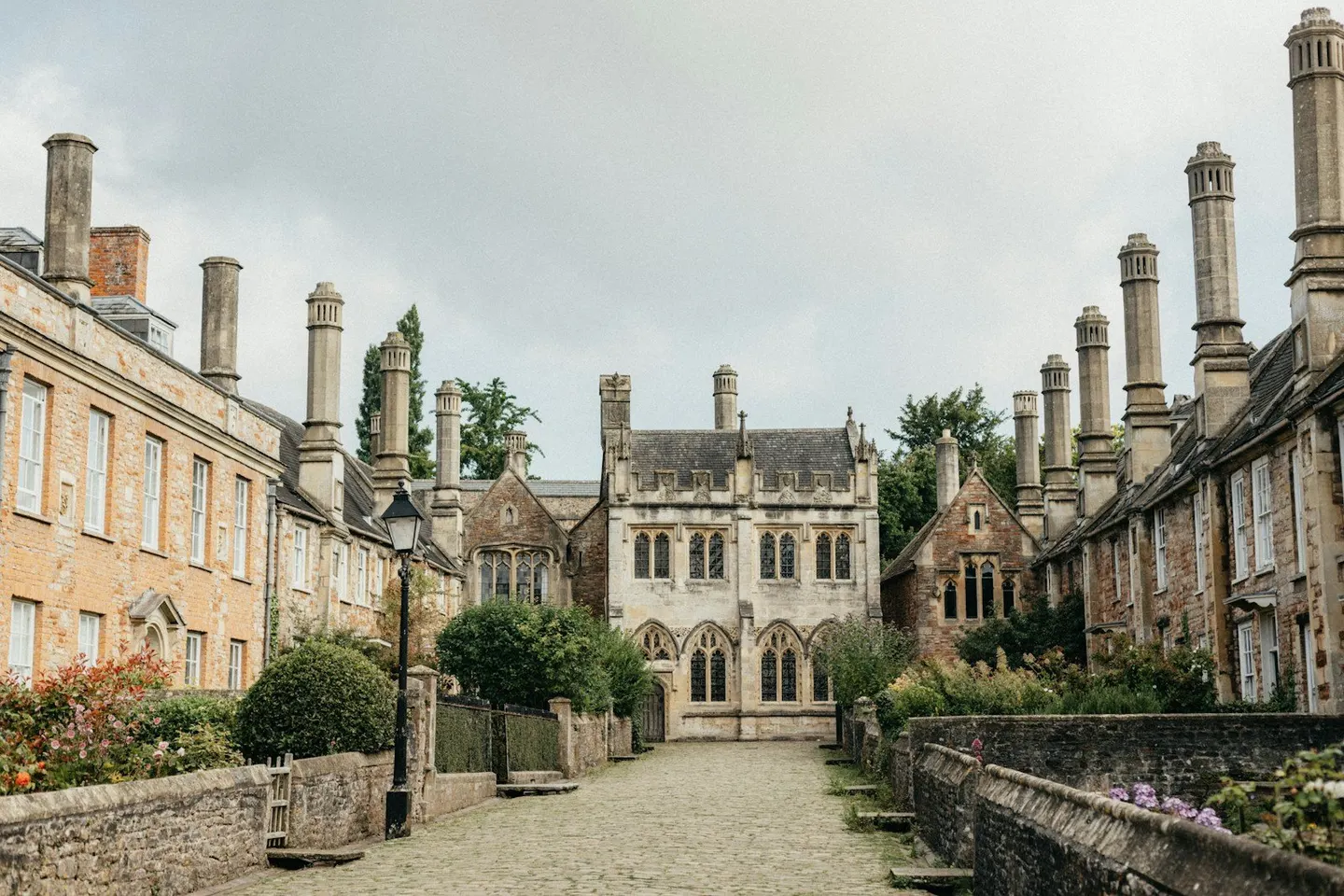 Photo of Wells, Somerset — Vicars' Close, the medieval street of houses built for the cathedral's choir.