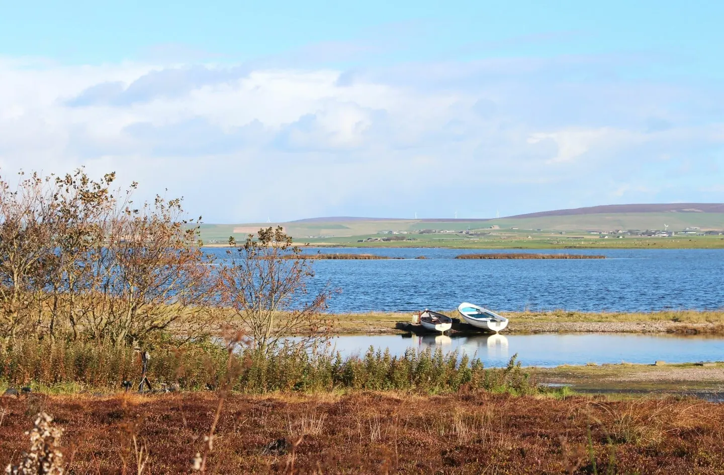 Photo of Loch of Harray, a loch near Dounby in Hoy and West Mainland, the Orkney Islands, the Scottish Highlands and Islands.