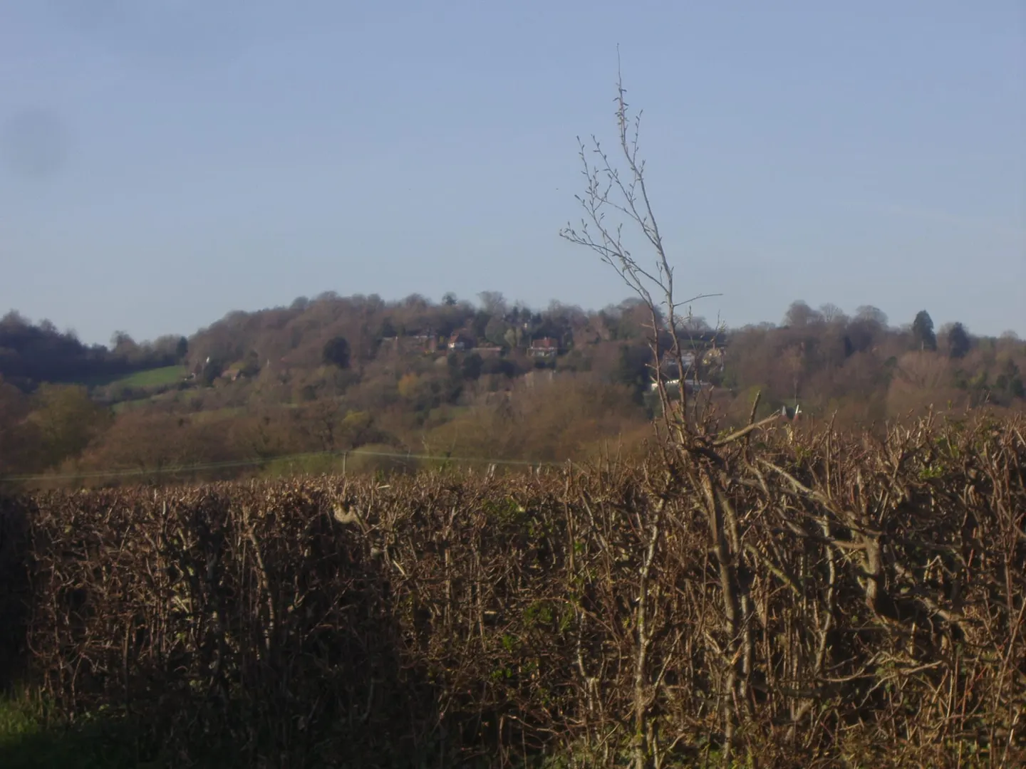 Photo of Crockham Hill, a country estate near Chiddingstone, Kent, south east England.