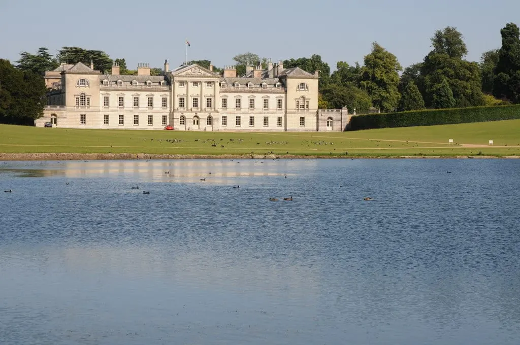 Photo of Woburn Abbey Gardens, a Grade I registered house & garden in Bedfordshire, eastern England.